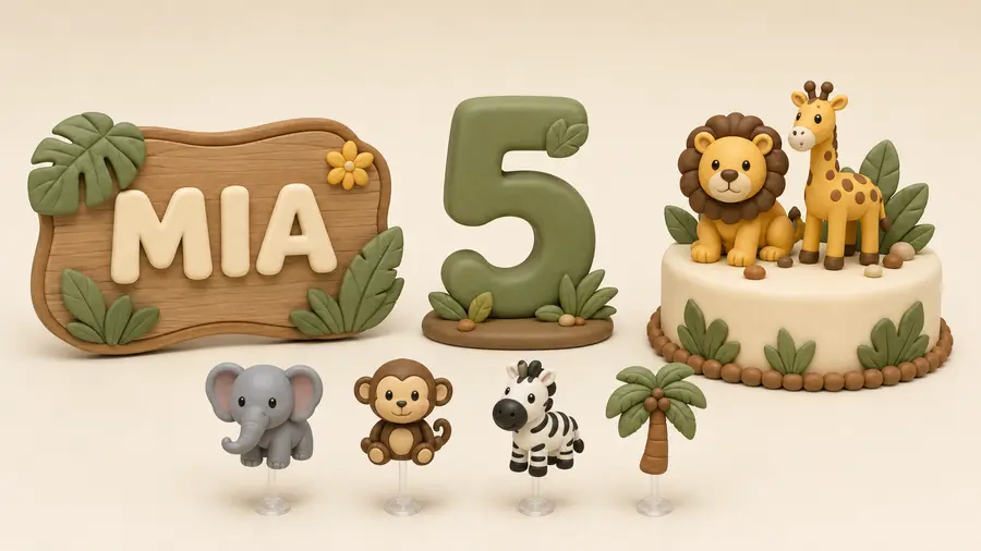Decoração do tema Safari